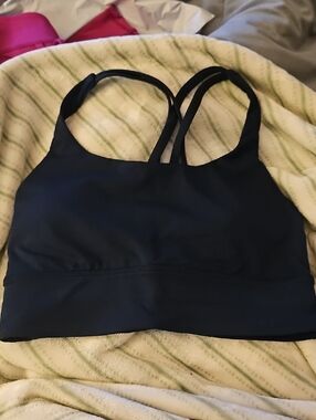 lululemon athletica Navy Double-Strap Sports Bra